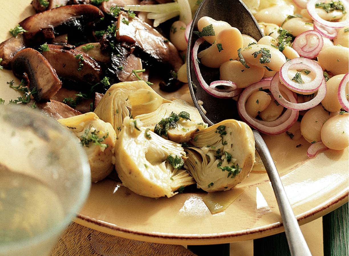 Italiaanse witte-bonensalade