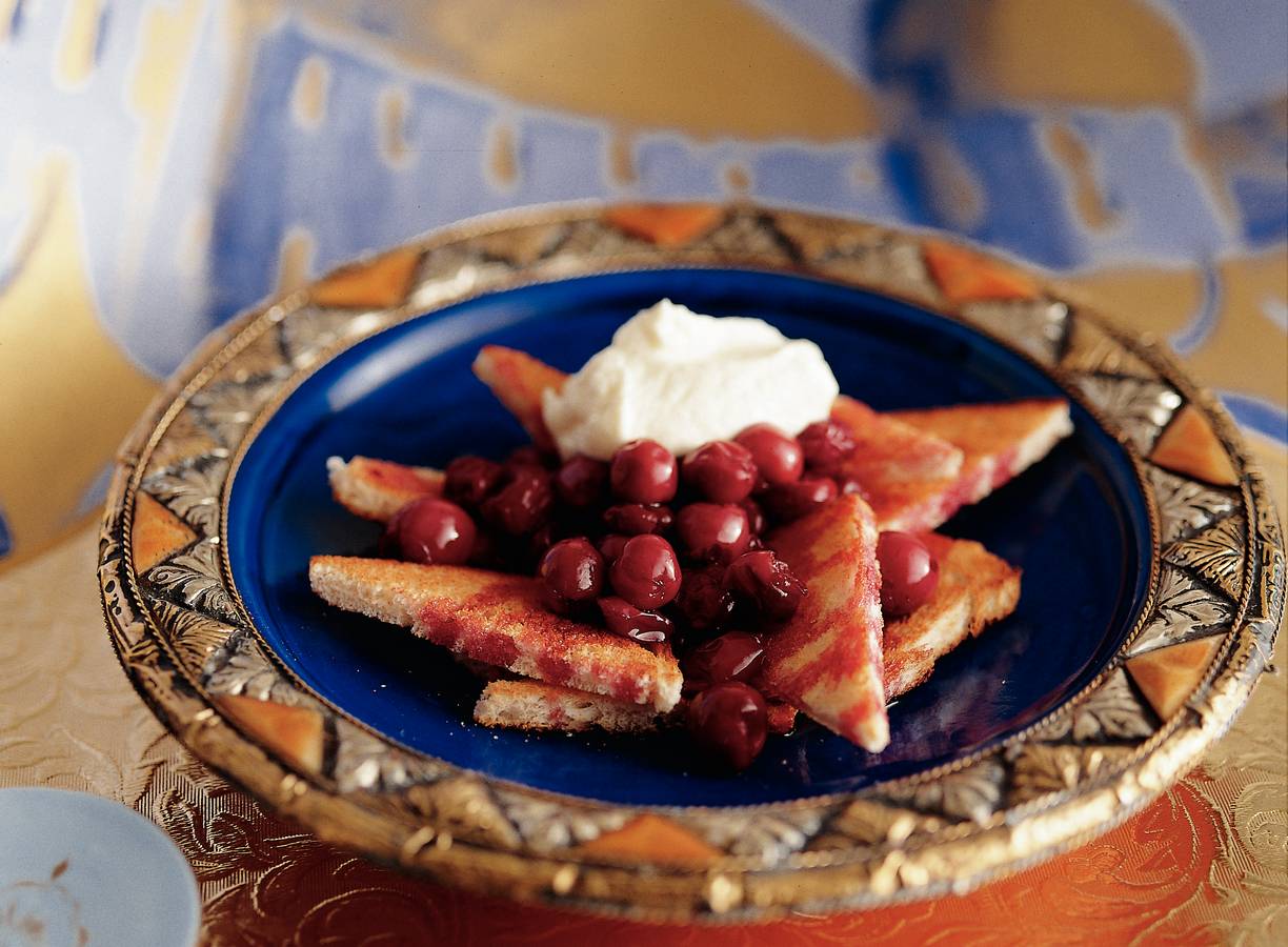 Kersenbrood met room