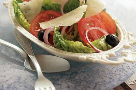 Salade met kaas