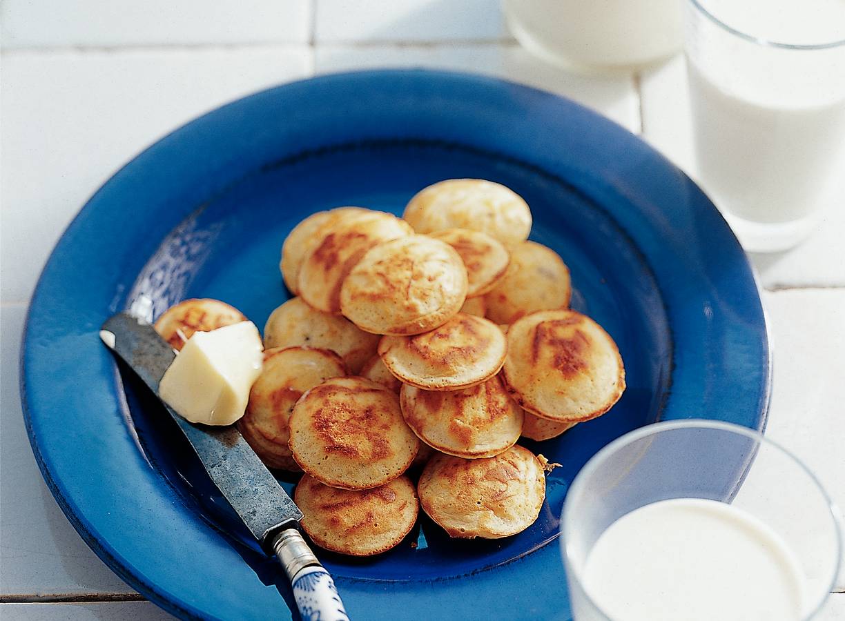 Hartige poffertjes met kaas