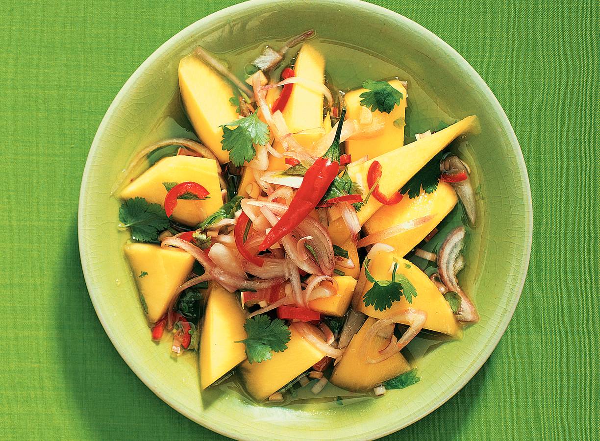 Pittige mangosalade