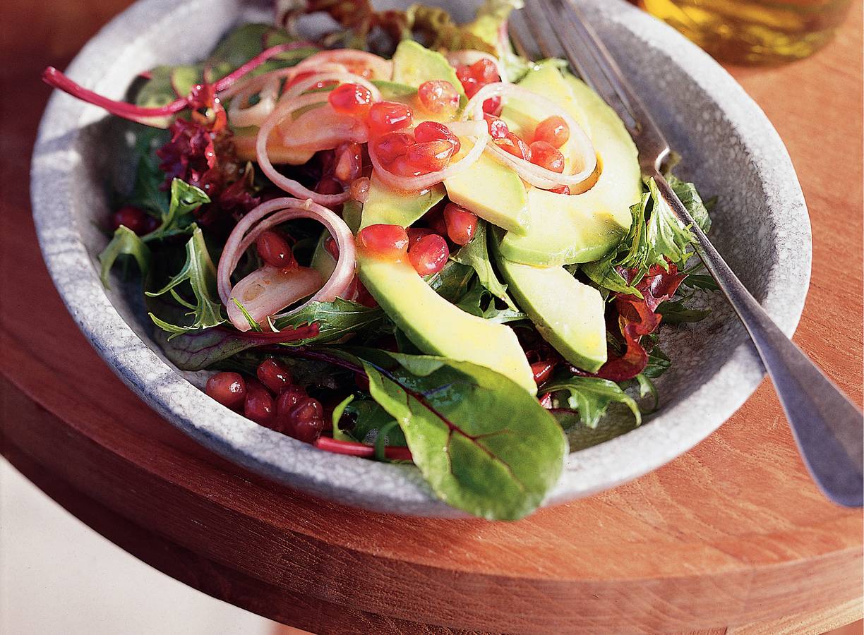 Pikante groene salade