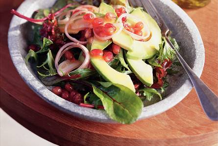 Pikante groene salade