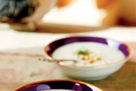Koude yoghurtsoep