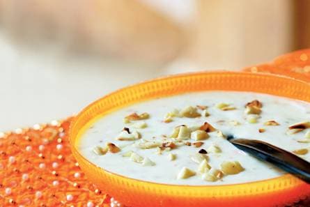 Yoghurt met banaan en chili
