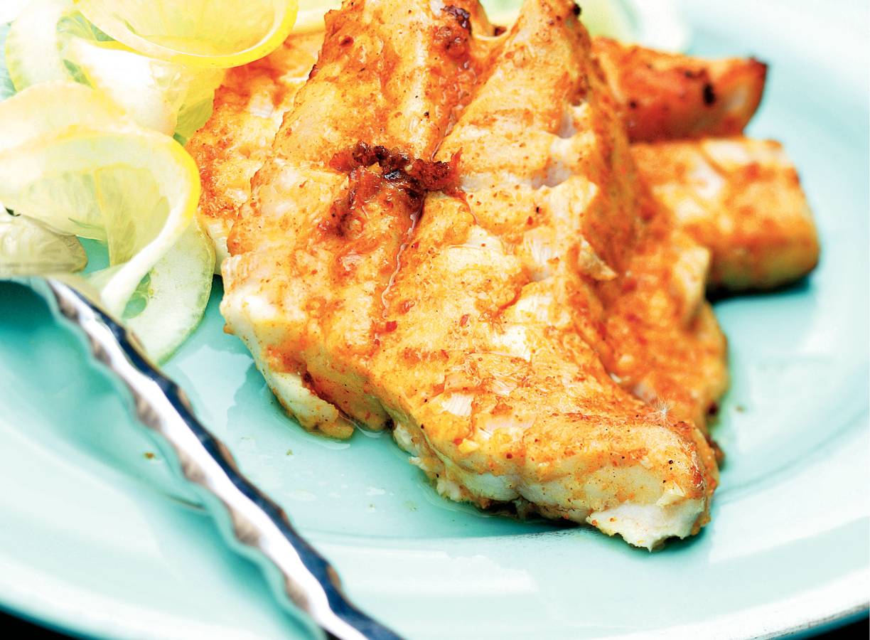 Gegrilde visfilet