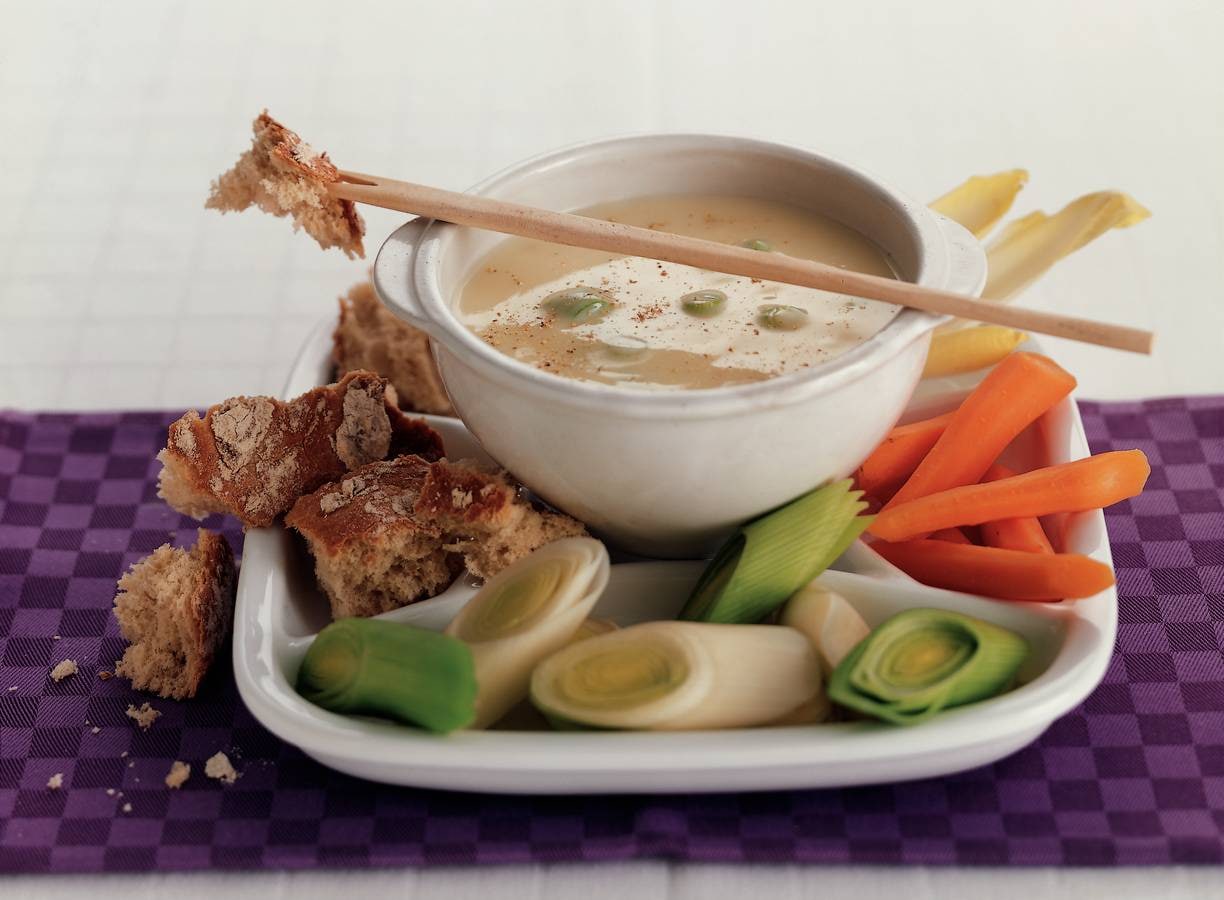 Belgische fondue met bier en abdijkaas