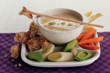 Belgische fondue met bier en abdijkaas