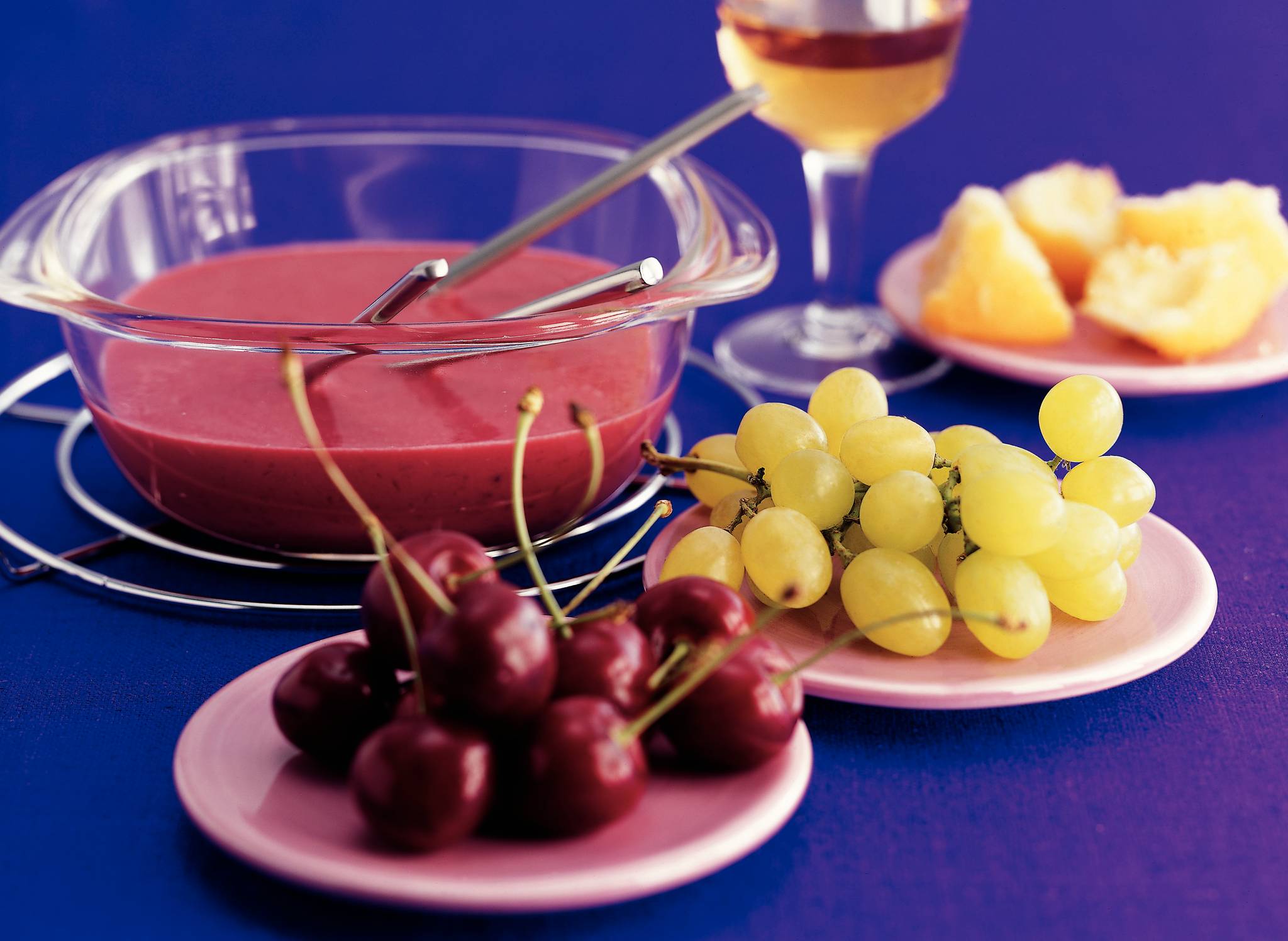 Marshmallowfruitfondue met mascarpone recept Allerhande Albert