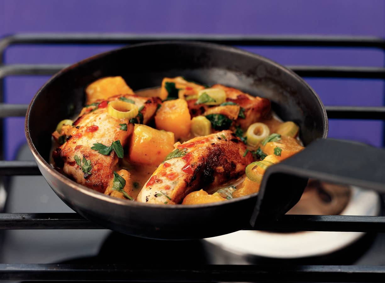 Pittige kipfilet met mango