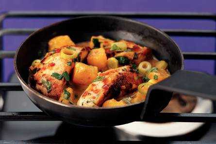 Pittige kipfilet met mango