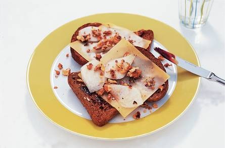 Sneetje kaas-appel
