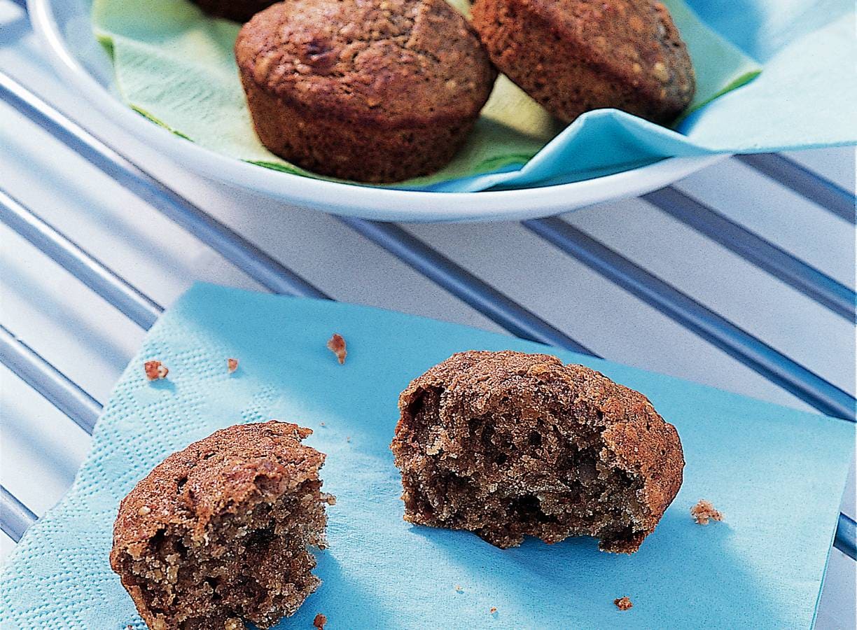 Bananenmuffin met walnoten