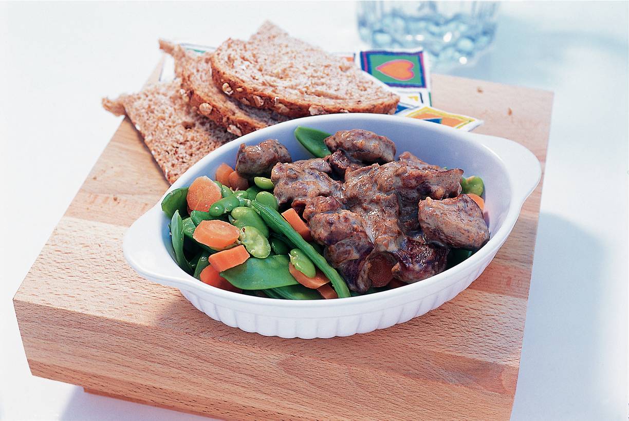 Snelle lamsragout