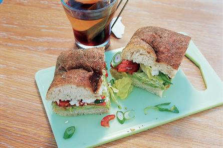 Gevulde focaccia