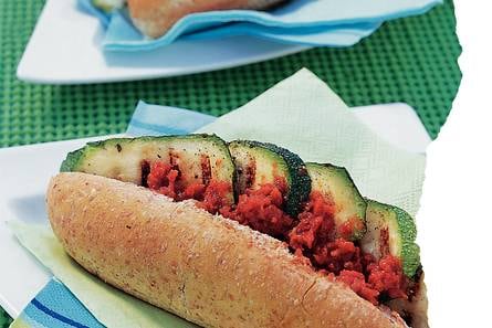 Broodje courgette
