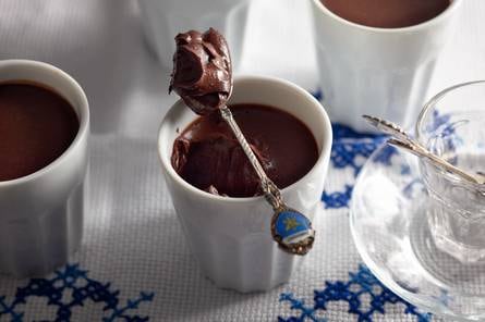 Chocoladekoffiepotjes