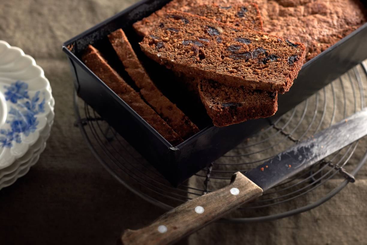 Kruidkoek met rozijnen