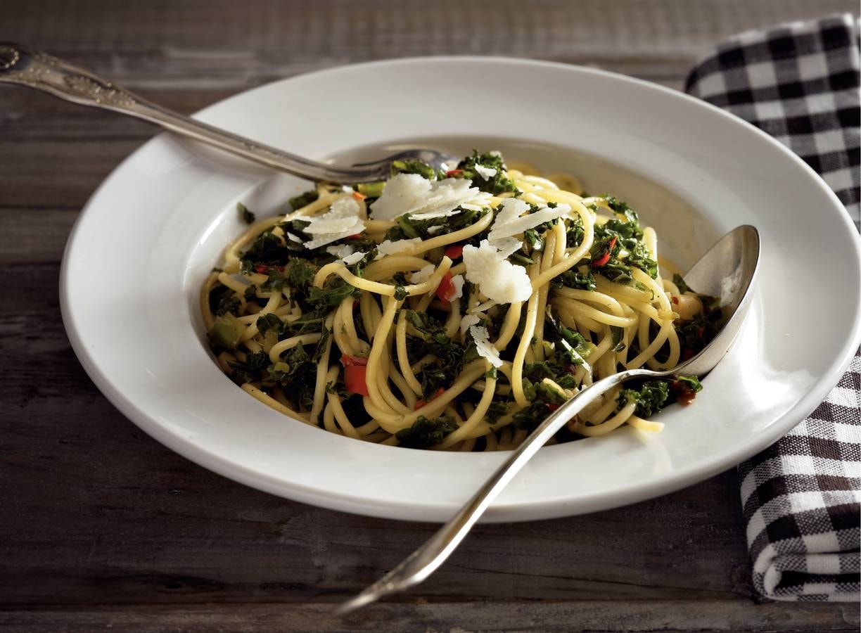 Toscaanse boerenkool 'aglio e olio'