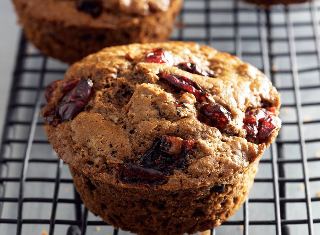 Chocolademuffins met cranberry's