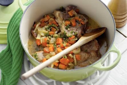 Kalfslapjes à la ossobuco