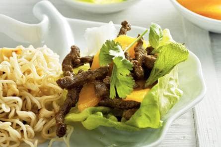 Slawraps met Thais rundvlees