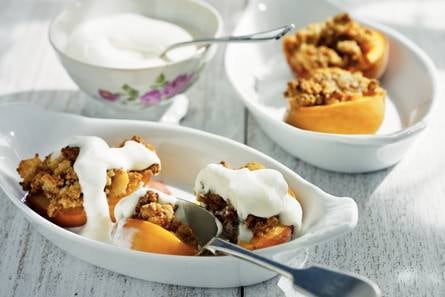 Perziken met amaretti