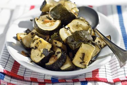 Geroosterde courgette