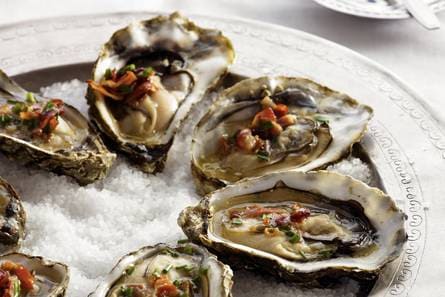 Gegrilde oesters