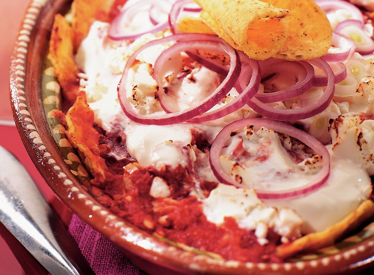 Nacho's in tomatensaus