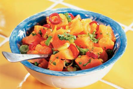 Salsa van zoete aardappelen