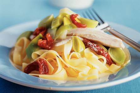 Tilapiafilet met gedroogde tomaat