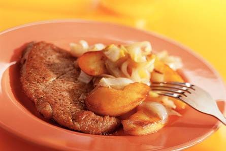 Schnitzel met zoete witlof