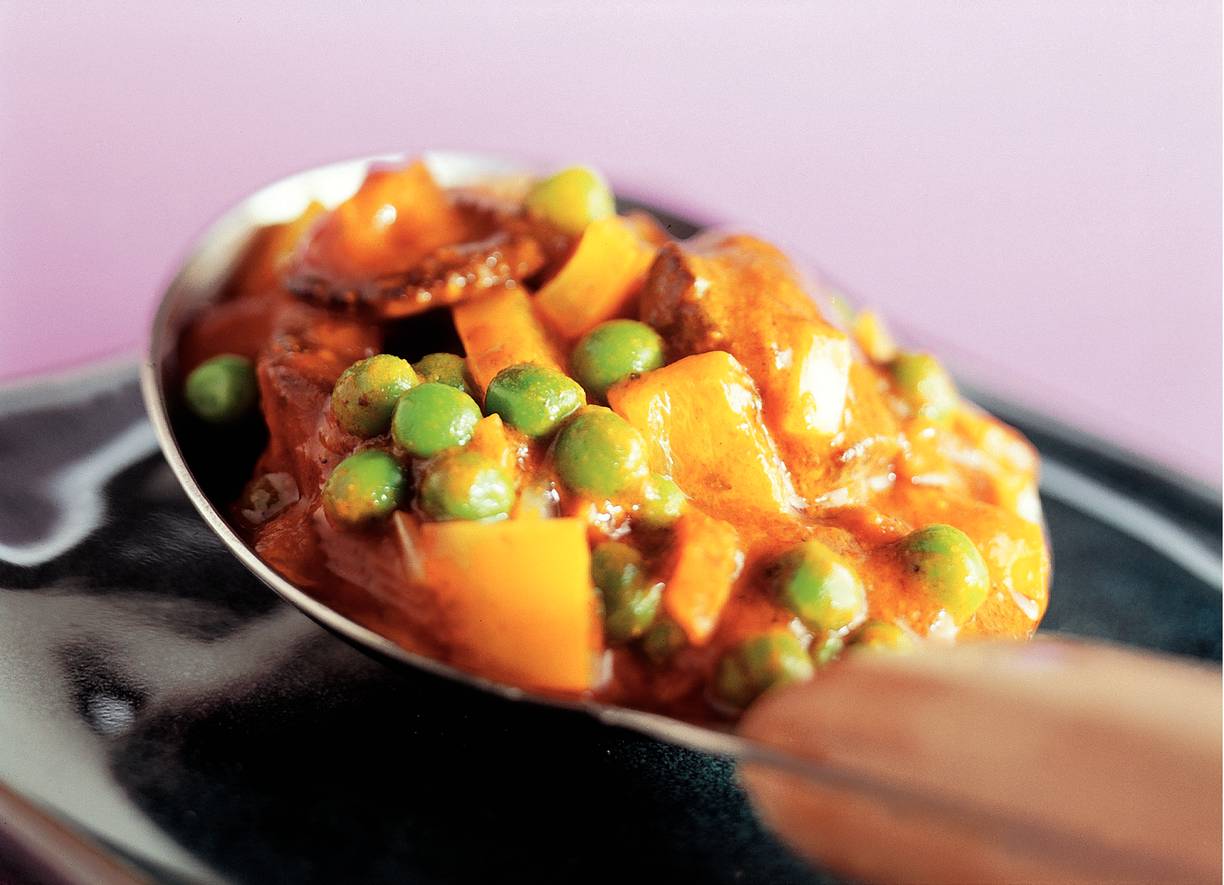 Kippenlevercurry