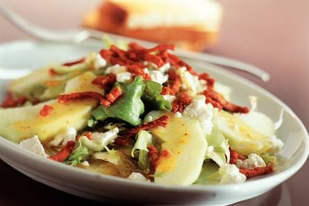 Salade met geitenkaas