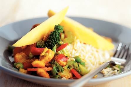 Kipcurry met rijst