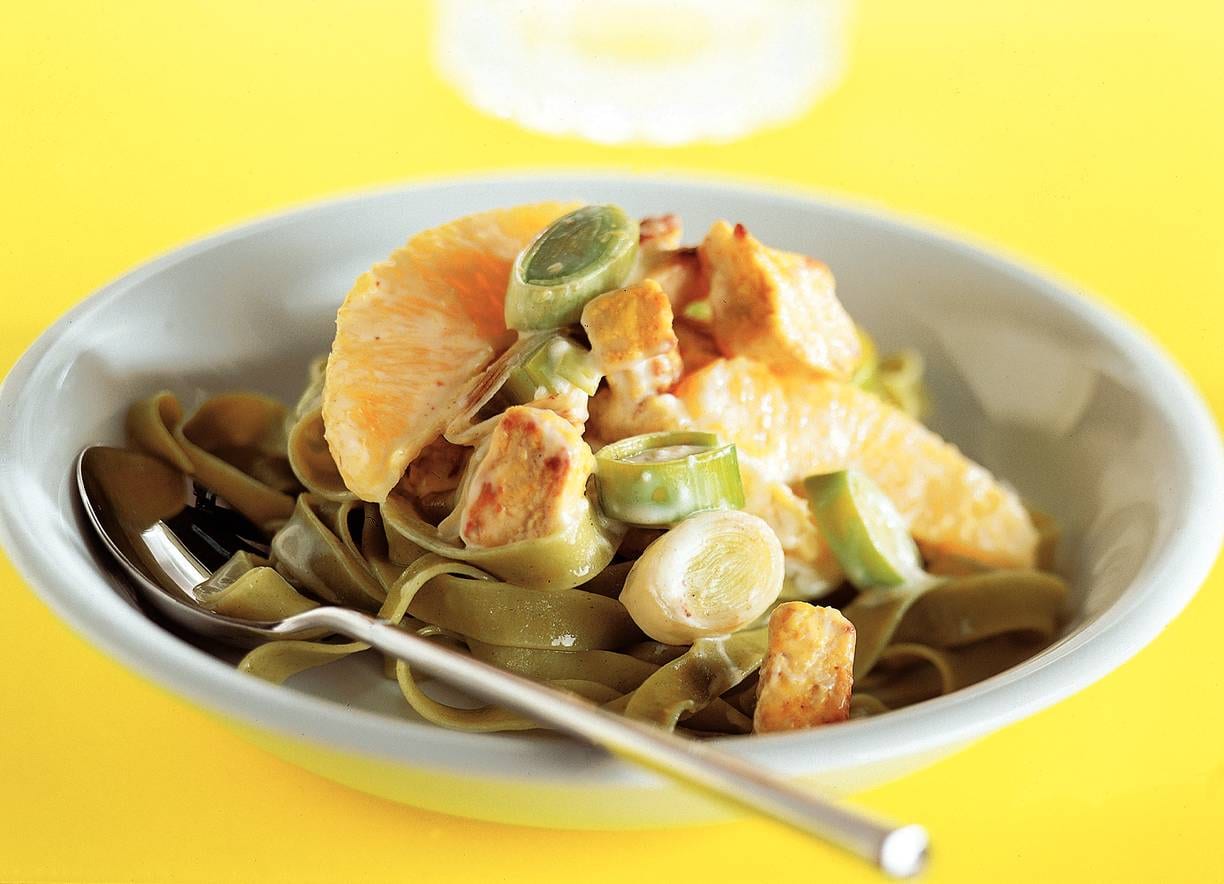 Pasta met Quorn stukjes