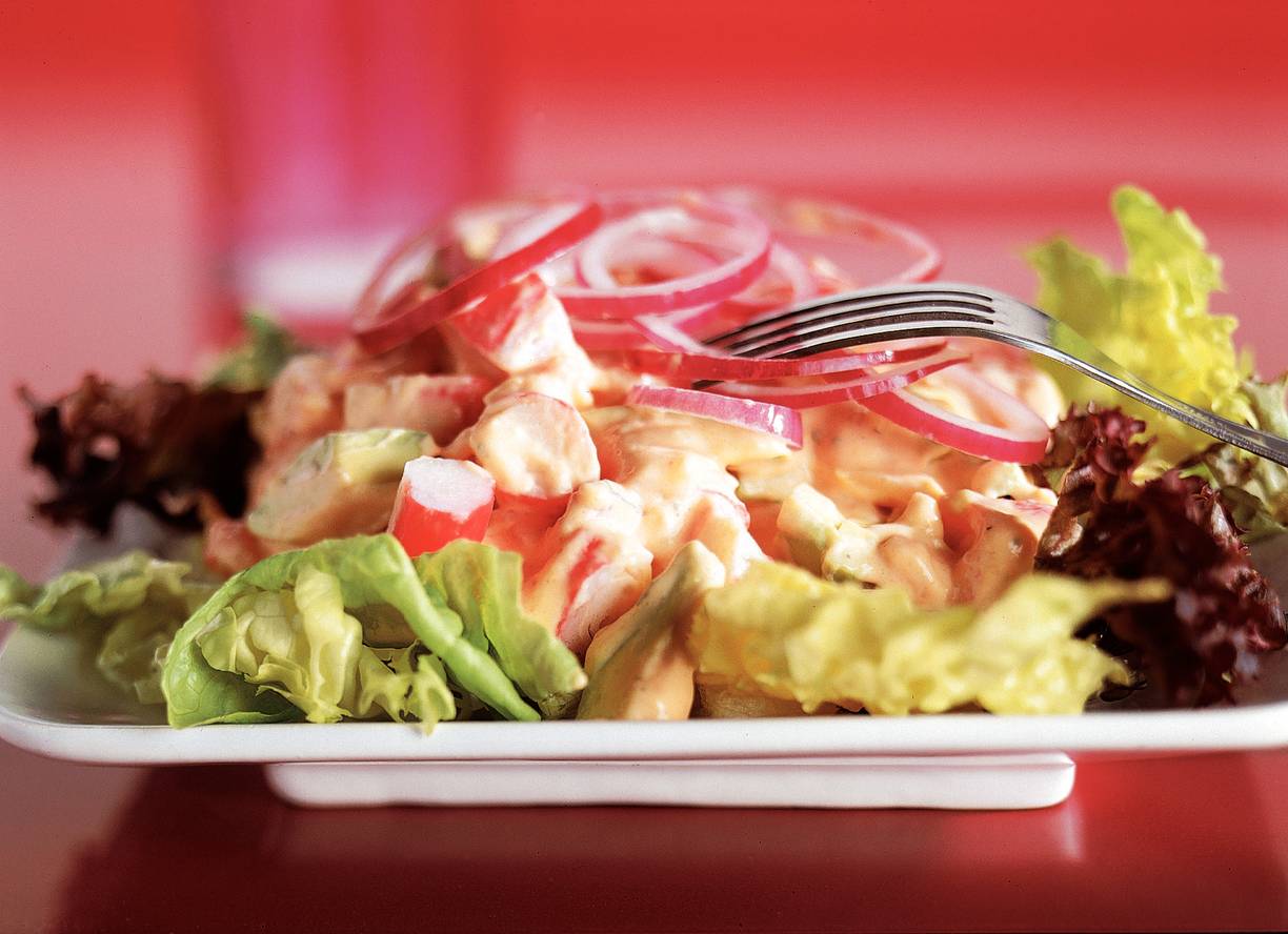 Romige vissalade