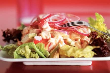 Romige vissalade