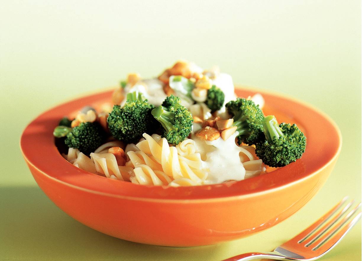 Pasta met broccoli-kaassaus
