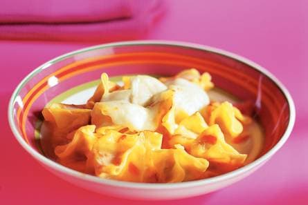 Gegratineerde pasta met kaassaus