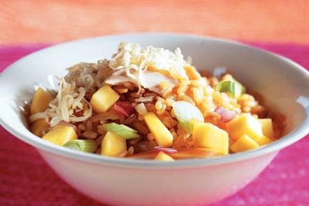 Risottorijst met kip en mango