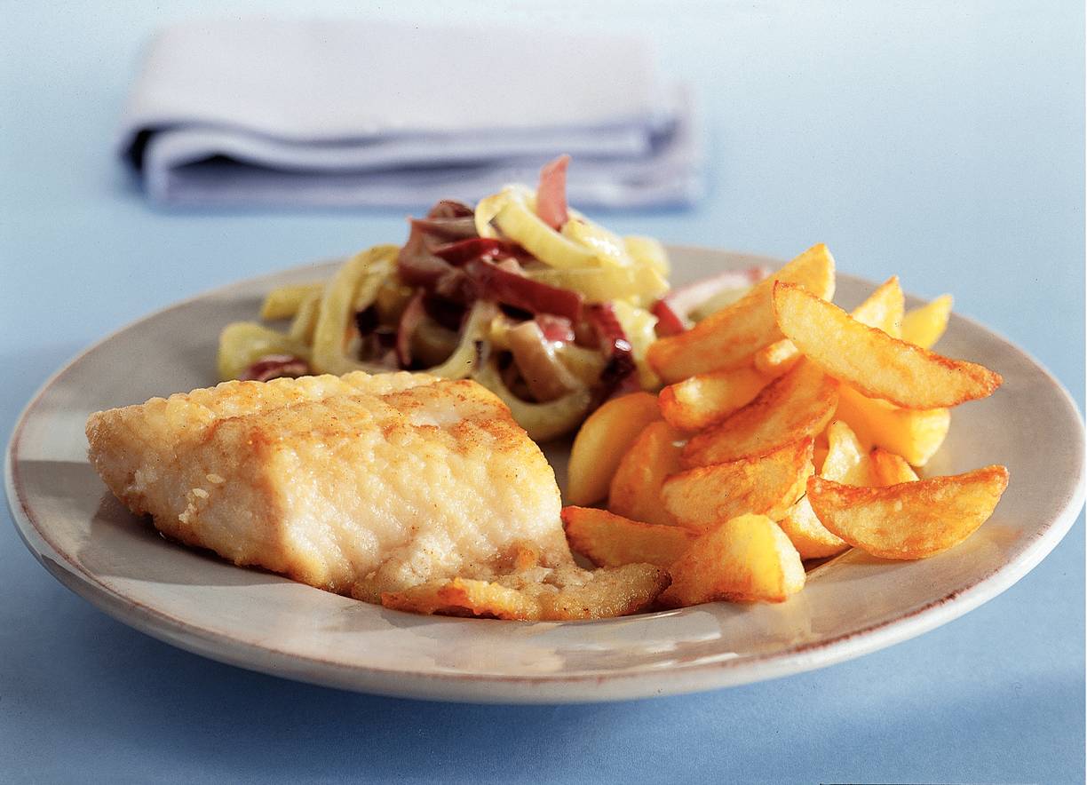Gesmoorde venkel met zeewolffilet