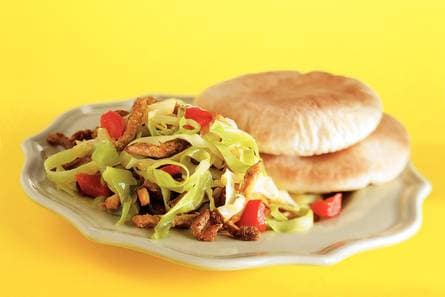 Broodje shoarma met spitskool