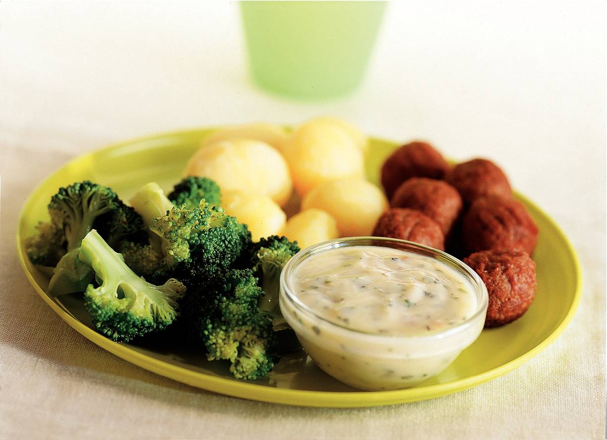 Broccoli met Italiaanse kaassaus