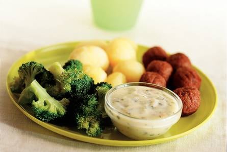 Broccoli met Italiaanse kaassaus