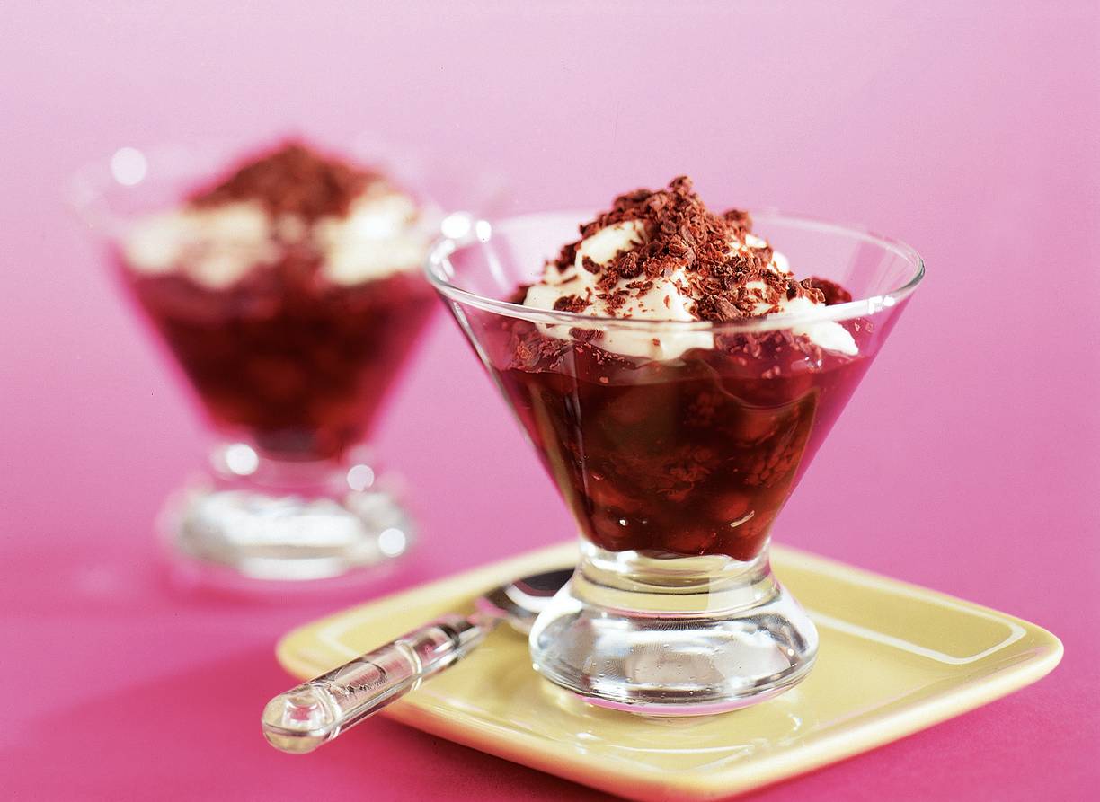 Mascarpone met bosvruchten