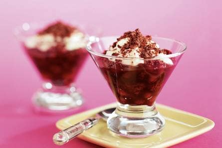 Mascarpone met bosvruchten