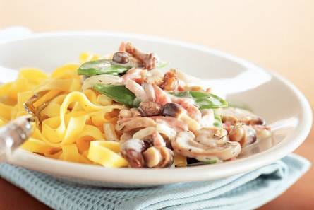Paddestoelen tagliatelle