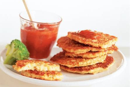 Kaas-havermoutpannenkoekjes